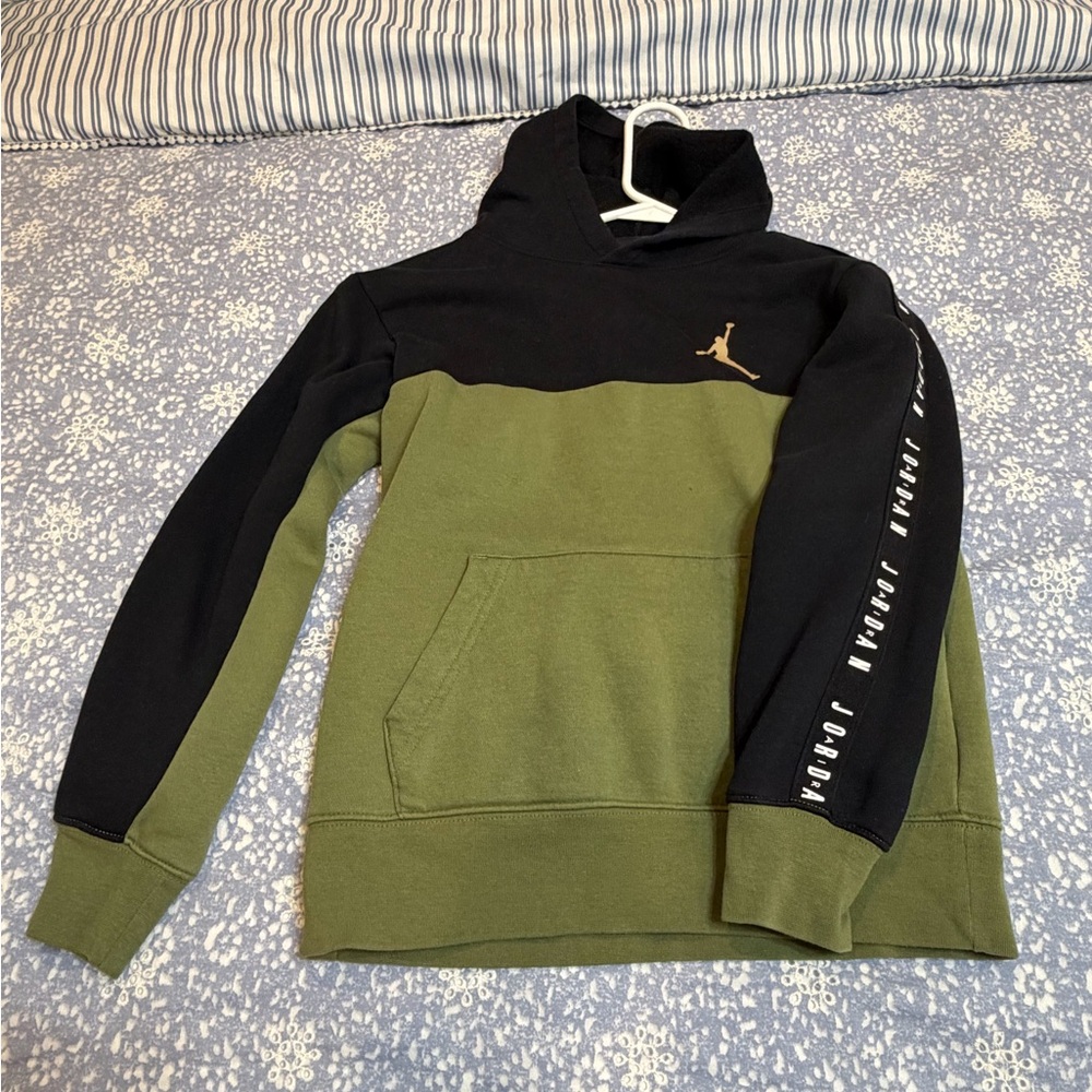Boy’s Jordan Black Hoodie with Gold Logo
